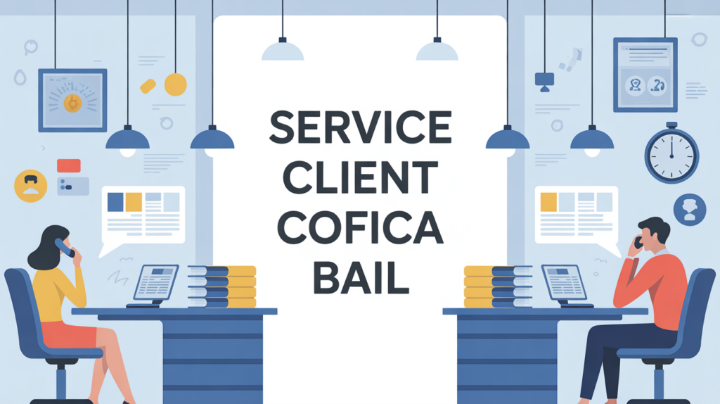 centre d appels cofica bail telephone service client