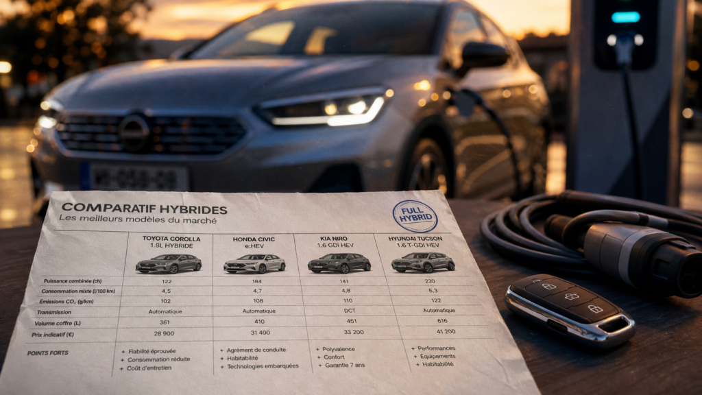 Comparateur voiture hybride pour choisir sans gaspiller budget