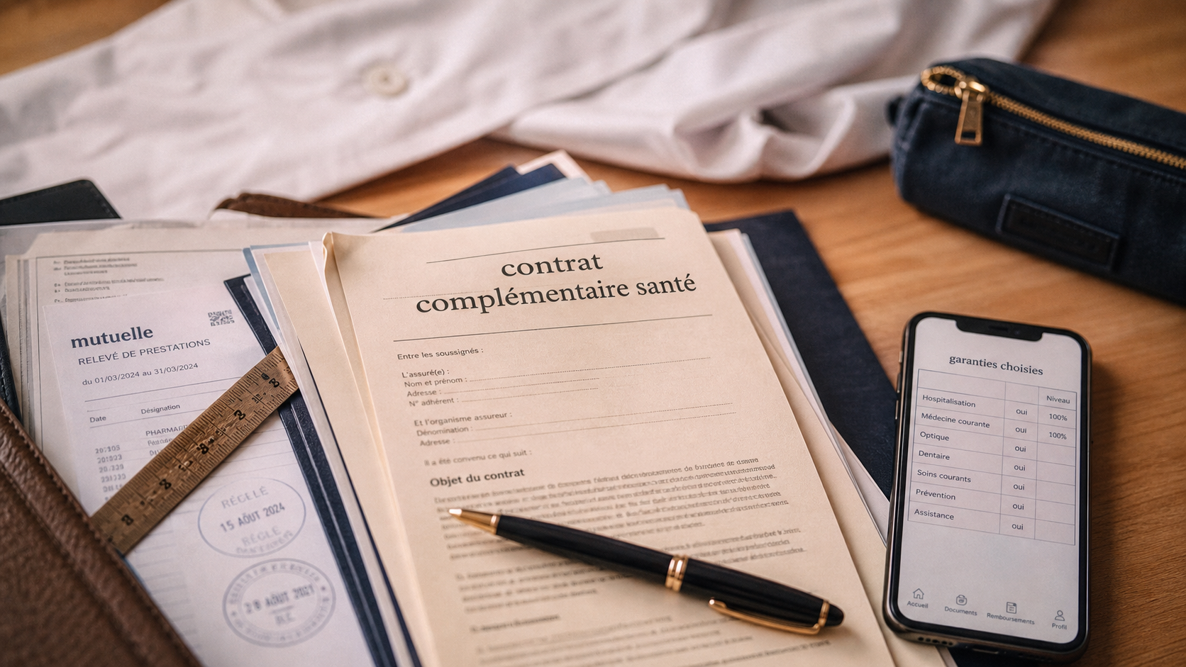 Différence mutuelle et complémentaire santé : documents de garanties