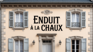 Façade rénovée avec enduit à la chaux facade