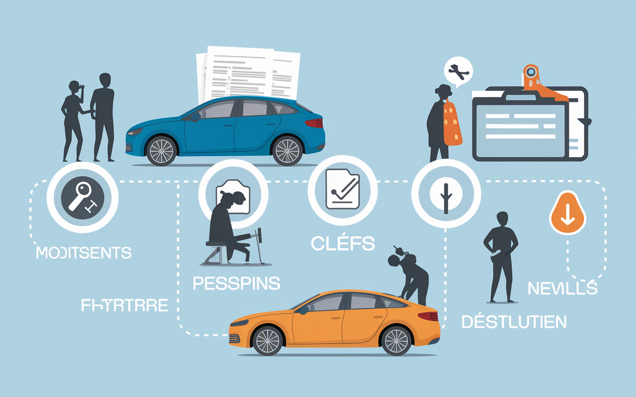 Parcours en 5 etapes leasing voiture hybride