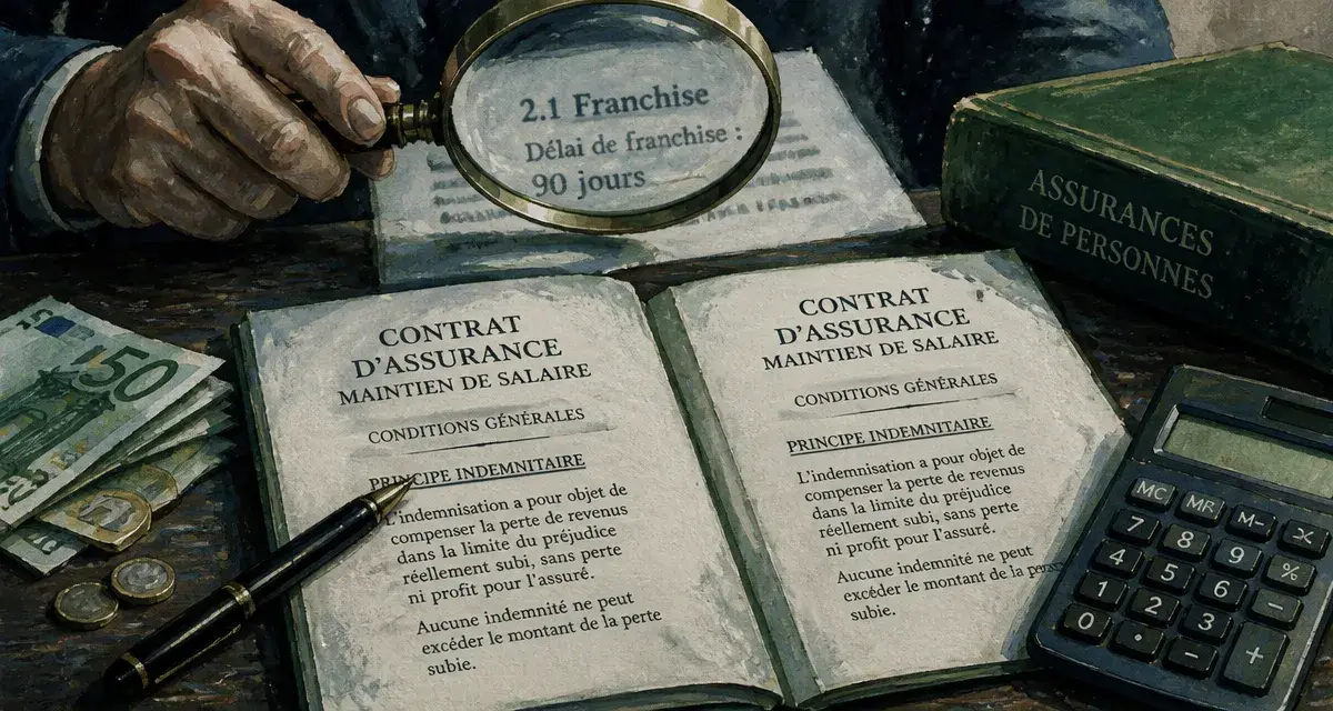 Peut on avoir 2 assurance maintien de salaire : vérifier le principe indemnitaire