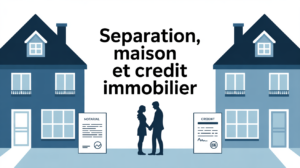 séparation couple non marié maison document crédit