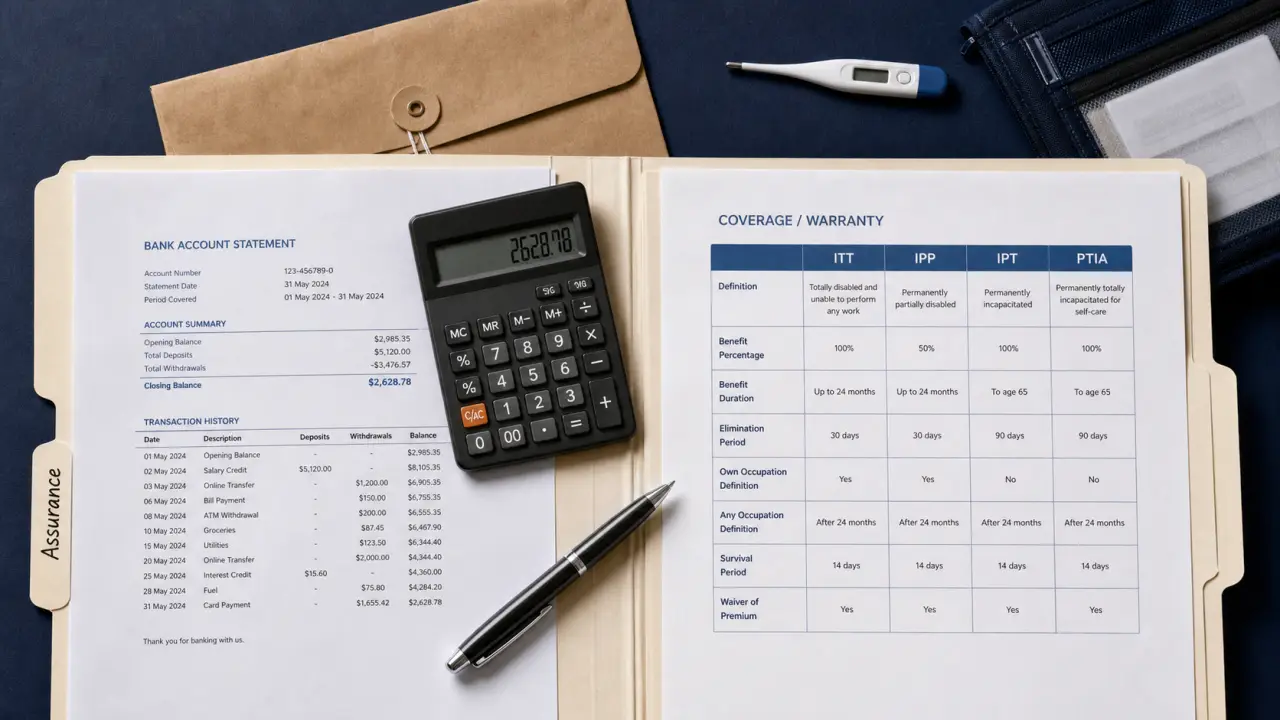 Credit immobilier invalidité : garanties ITT IPP