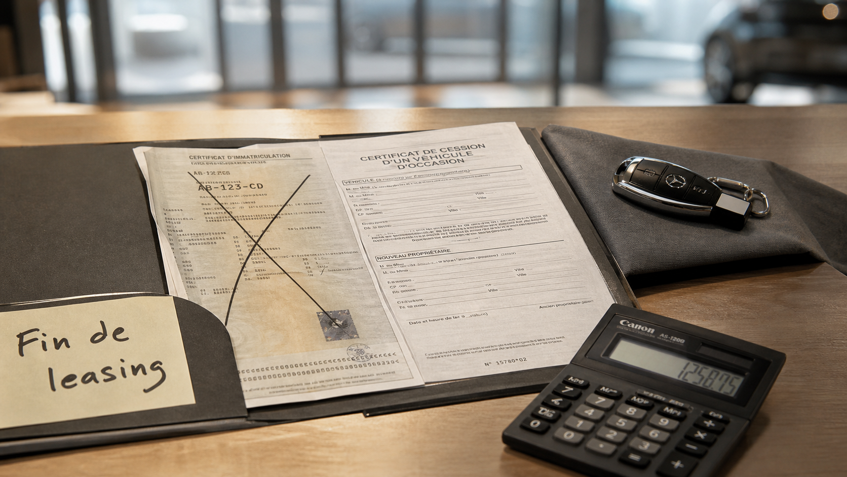 Fin de leasing voiture : que faire ? dossiers, certificat et clé