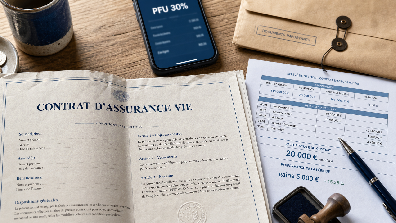 Flat taxe assurance vie : 30% avant 8 ans, 7,5% après sous conditions