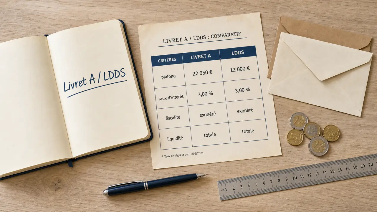 Livret a ou ldds : comparer 22 950 € et 12 000 €
