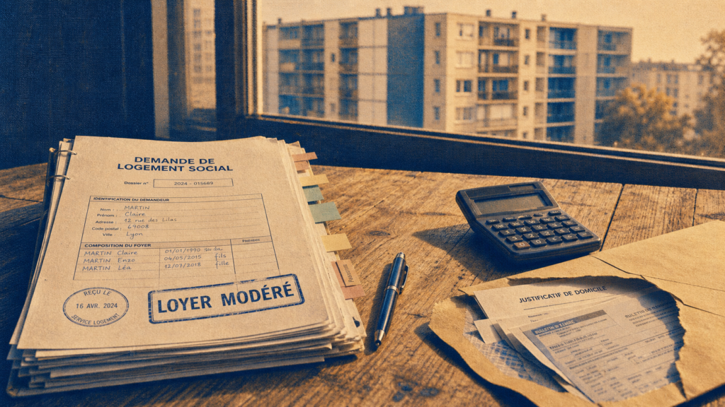 Dossier logement social pour loyer modéré en Île-de-France
