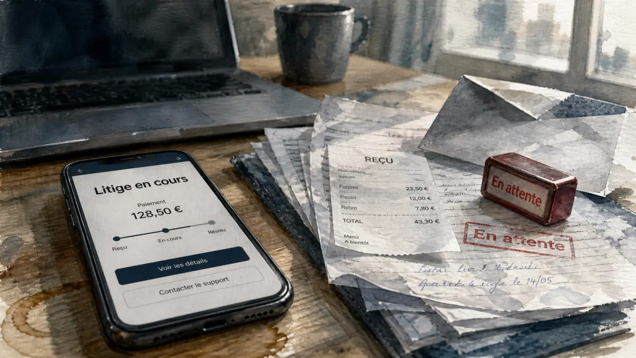 Avis sur PayPal : litige en cours, sécurisé