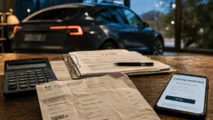 leasing social simulation 2026 : 16 300 € par part, 15 km, 36 mois