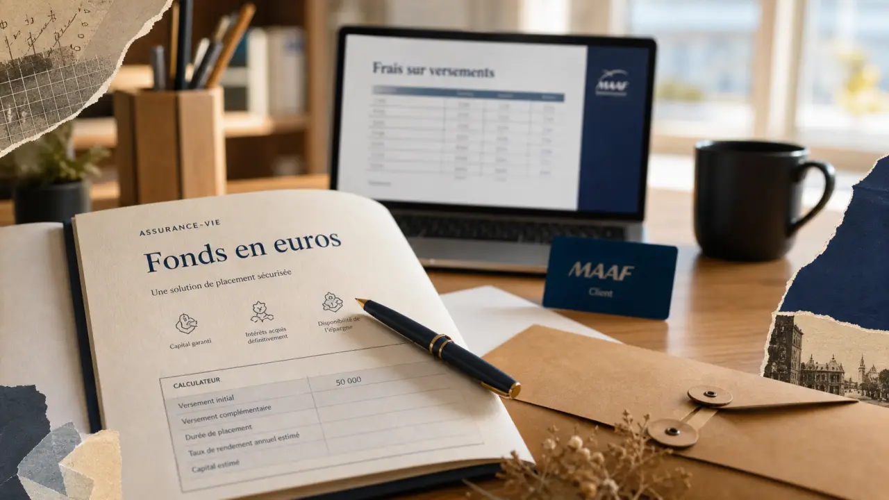 MAAF assurance vie avis fonds en euros : frais et offre limitée