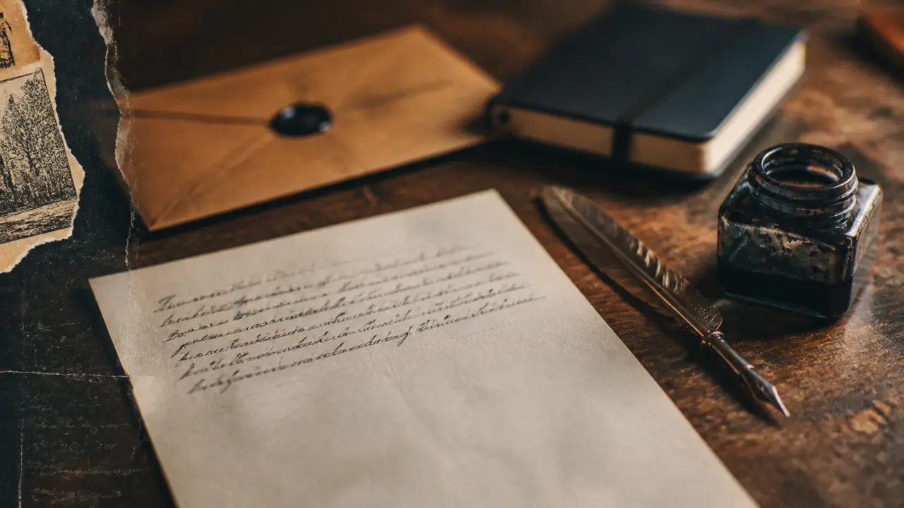 Modèle de testament gratuit : écriture à la main, plume et encrier