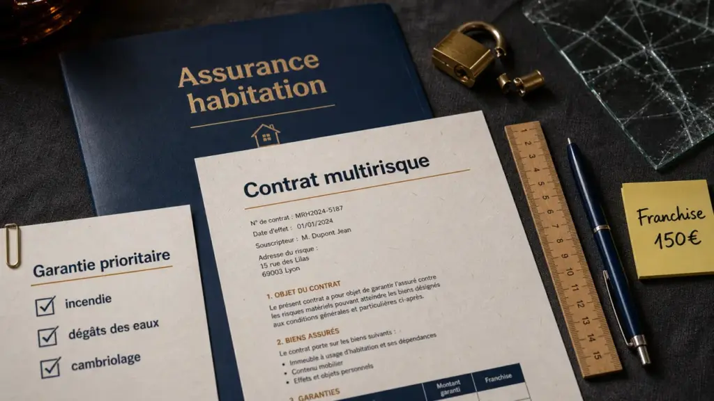 VYV assurance habitation, franchise 150€ et résiliation simplifiée