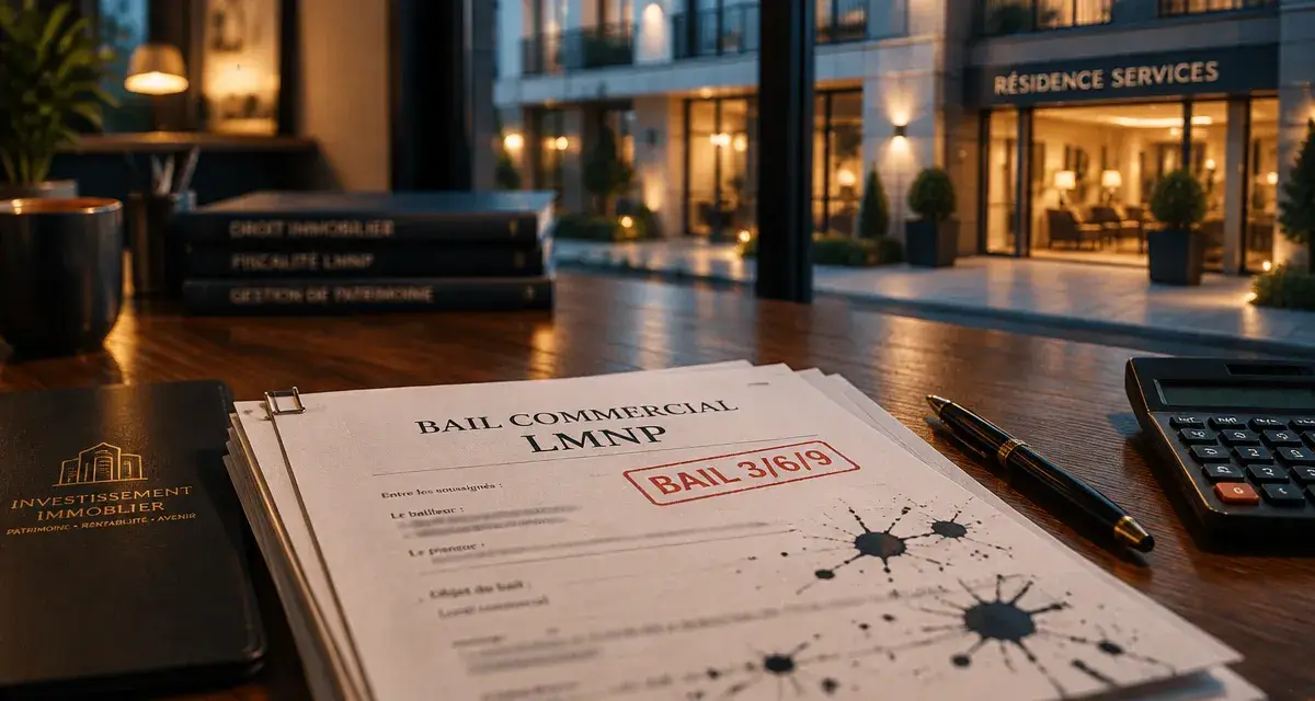Bail commercial LMNP : documents de bail et calcul des loyers