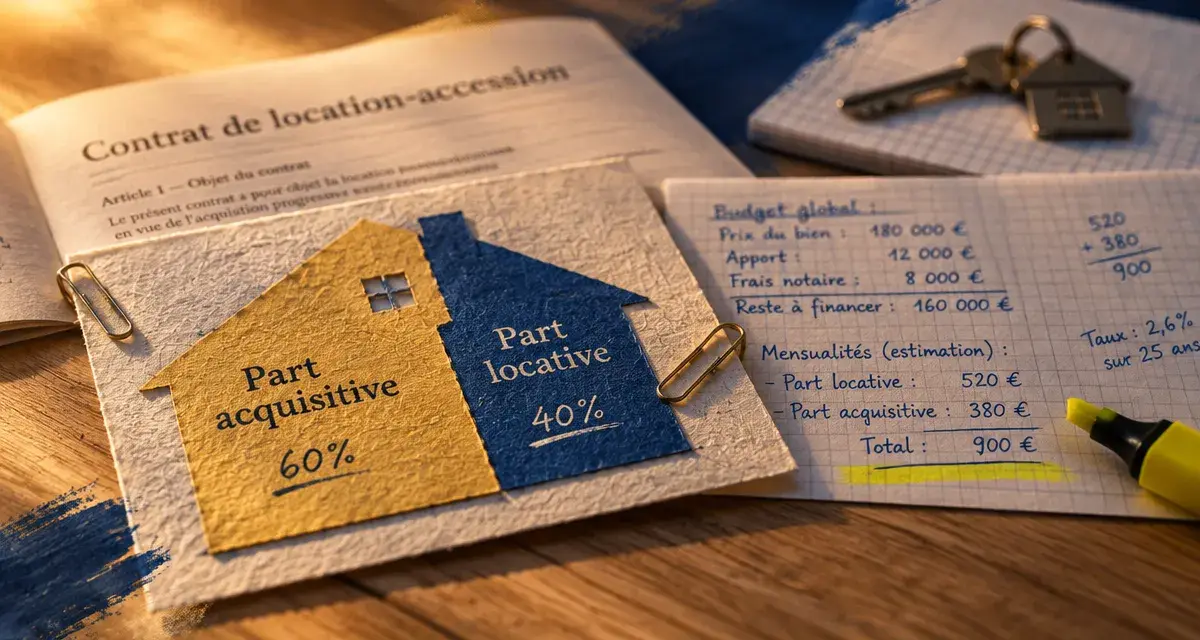 Deduction loyer achat maison : part acquisitive vs locative