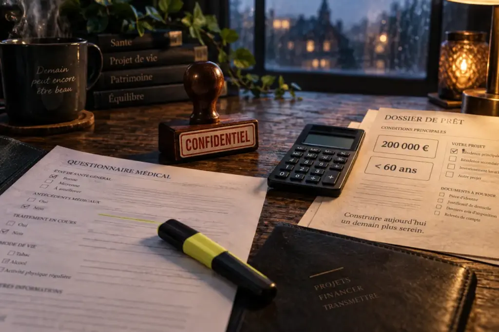 Questionnaire santé assurance pret immobilier : seuils sans formalités médicales