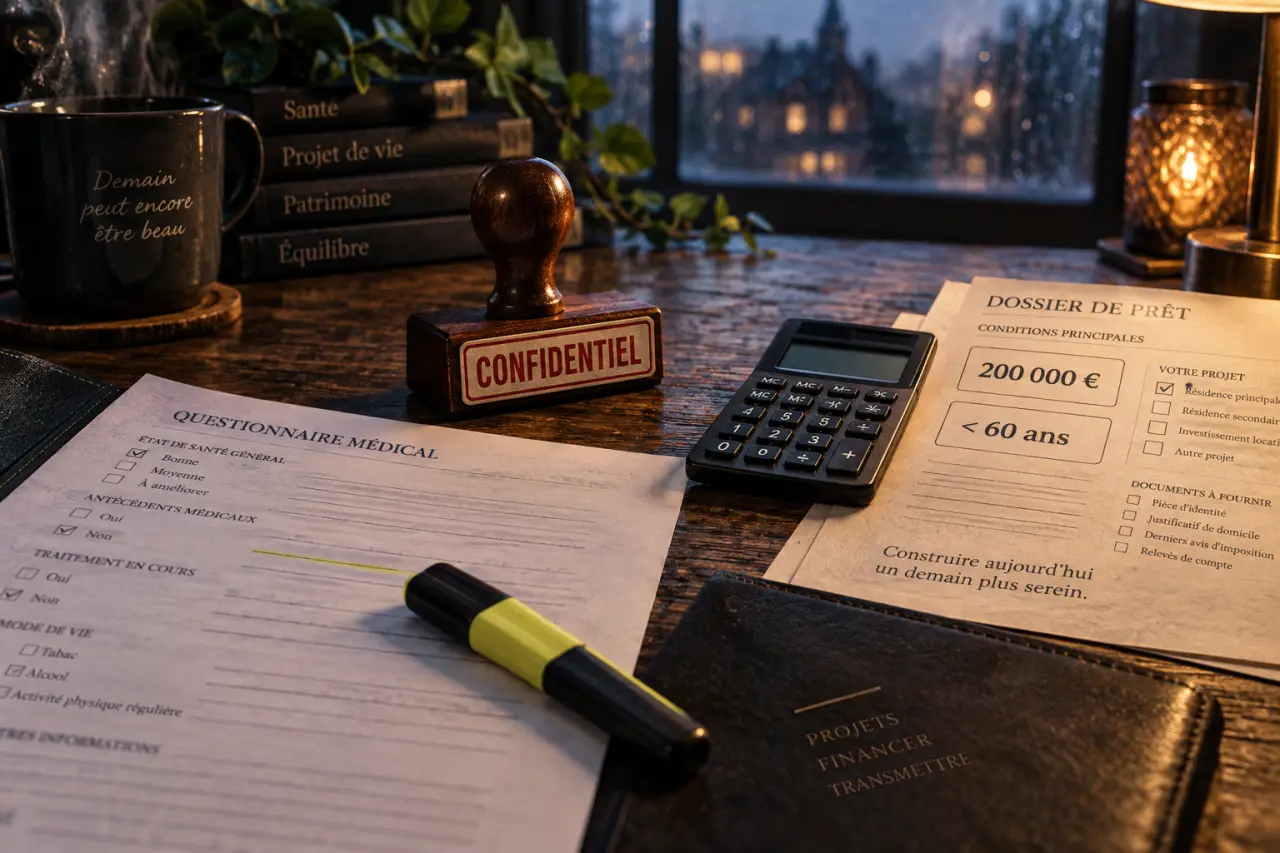 Questionnaire santé assurance pret immobilier : seuils sans formalités médicales