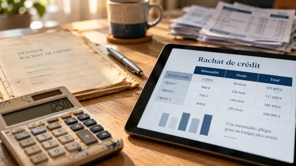 Rachat de credit au Credit Mutuel : tableau comparatif et mensualité