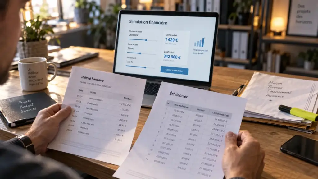 Rachat de crédit conso sans justificatif : simulation de mensualité