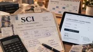 SCI location saisonnière : seuil 10 % fiscal